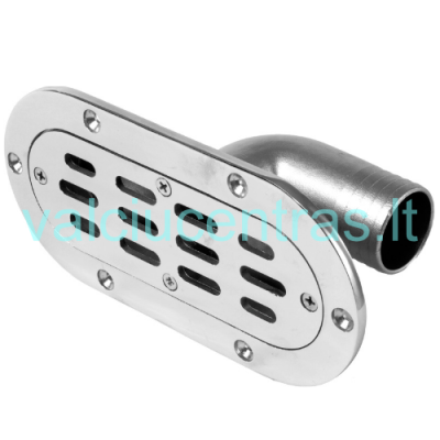 Ovali drenažo detalė