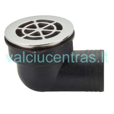 Drenažo detalė su atbuliniu vožtuvu, 90°