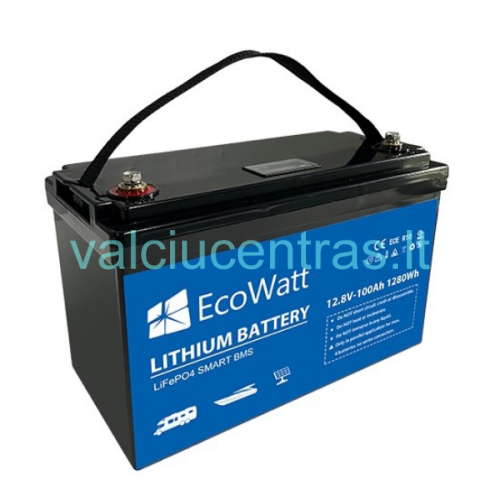 Ličio jonų akumuliatorius EcoWatt 100AH 12.8V