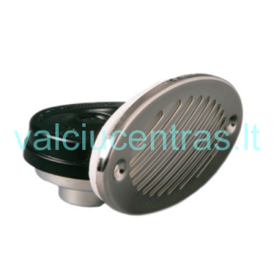 Įleidžiamas garsinis signalas su nerūdijančio plieno dangteliu