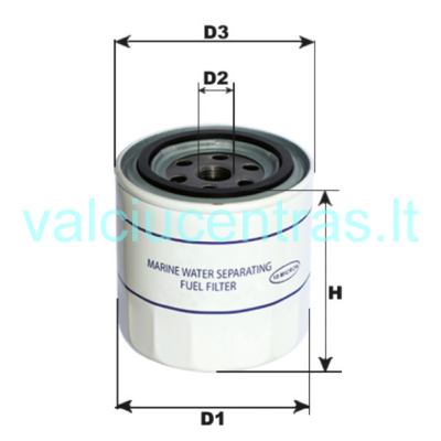 Fuel-water separator filter (element)