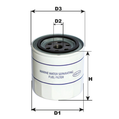 Fuel-water separator filter (element)