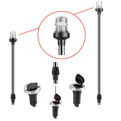 The SEAFLO LED navigation light is designed for boats up to 20 meters in length