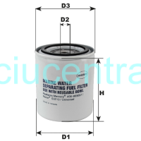 Fuel-water separator filter (element) Fuel-water separator filter (element)