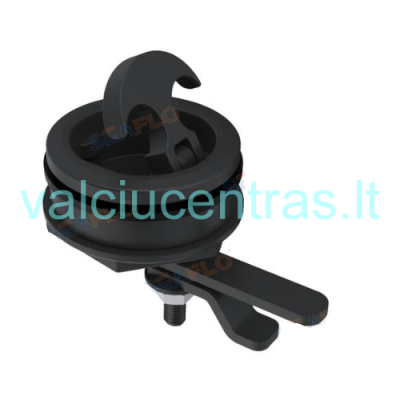 Įleidžiama plastikinė pakėlimo rankenėlė su užraktu