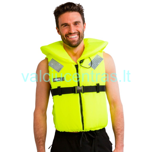 100N Komfortiška gelbėjimosi liemenė – geltona