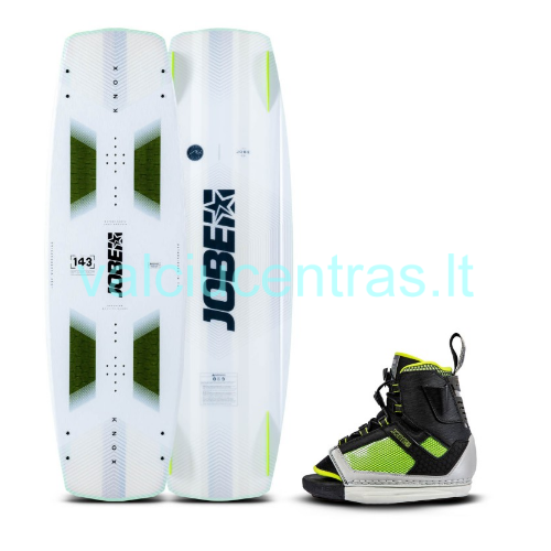 Jobe Knox Wakeboard vandenlentė su Republik apkaustais Jobe Knox Wakeboard vandenlentė su Republik apkaustais