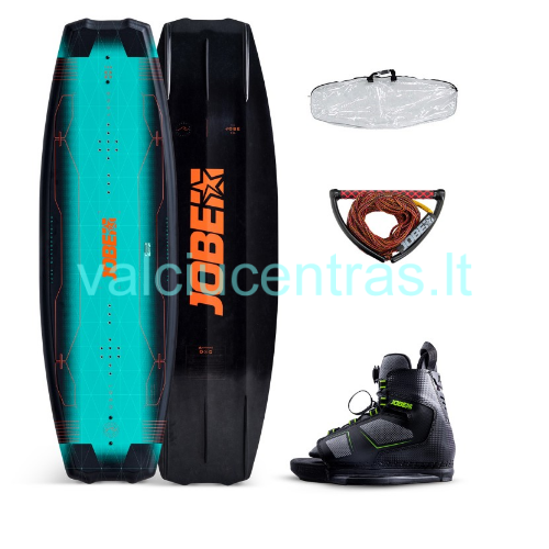 Jobe Logo Wakeboard vandenlentės komplektas Jobe Logo Wakeboard vandenlentės komplektas