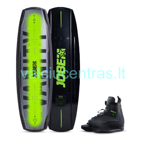 Jobe Vanity Wakeboard vandenlentės komplektas su Maze apkaustais Jobe Vanity Wakeboard vandenlentės komplektas su Maze apkaustais