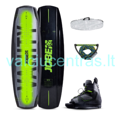 Jobe Vanity Wakeboard 131 vandenlentės komplektas su Unit apkaustais