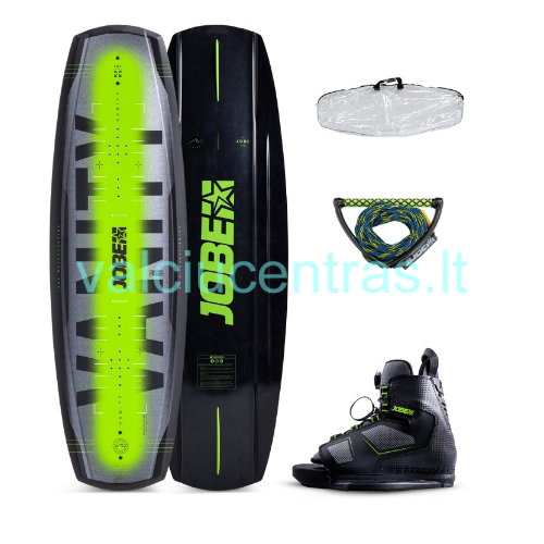 Jobe Vanity Wakeboard 131 vandenlentės komplektas su Unit apkaustais Jobe Vanity Wakeboard 131 vandenlentės komplektas su Unit apkaustais