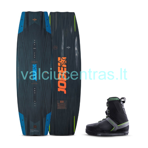 Jobe Vertex Wakeboard vandenlentė su Charge apkaustais Jobe Vertex Wakeboard vandenlentė su Charge apkaustais