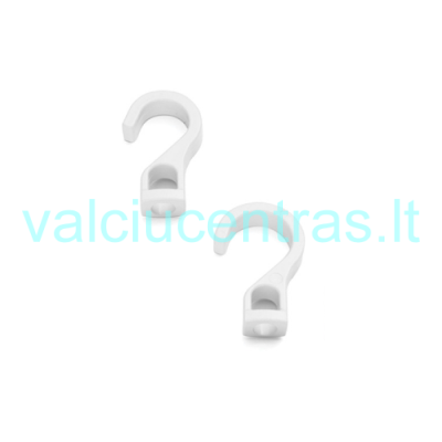 Virvės plastikinis kabliukas