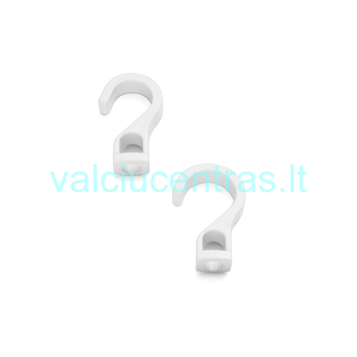 Virvės plastikinis kabliukas Virvės plastikinis kabliukas