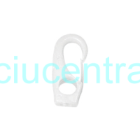 Plastikinis virvės kabliukas Ø12x58mm Plastikinis virvės kabliukas Ø12x58mm