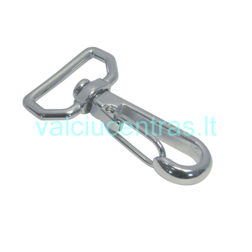 N, Plieno pasukamas karabinas su kilpa