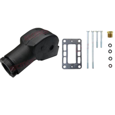 Išmetimo kolektoriaus alkūnė Volvo Penta V6 varikliams. Išmetimo kolektoriaus alkūnė Volvo Penta V6 varikliams.