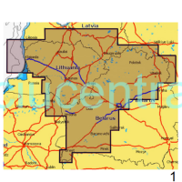 Navionics batimetrinių žemėlapių kortelė Navionics batimetrinių žemėlapių kortelė