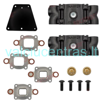 Exhaust system kit for Mercruiser V6/V8 engines