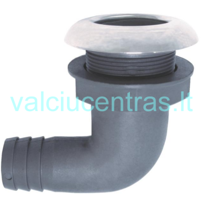 19 mm angled drainage fitting