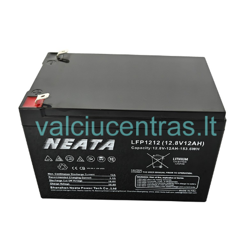 NEATA 12Ah 12.8V LITHIUM akumuliatorius NEATA 12Ah 12.8V LITHIUM akumuliatorius