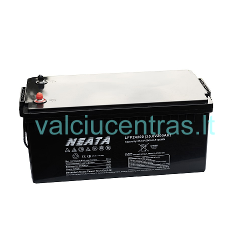 NEATA 25.6V/200Ah LITHIUM akumuliatorius NEATA 25.6V/200Ah LITHIUM akumuliatorius