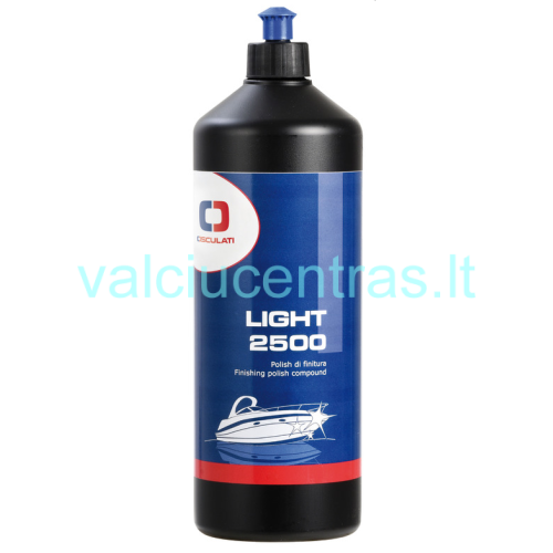 OSCULATI Light 2500 baigiamojo etapo poliravimo pasta 1L