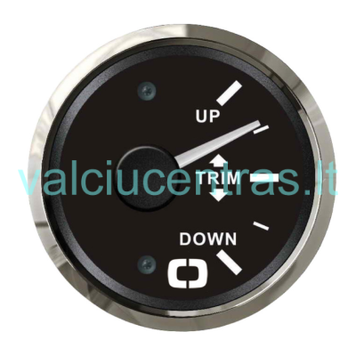 A black three-panel panel with a glossy border, 0&ndash;190 ohms