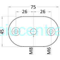 Tvirtinimo komplektas kopetėlėms/rankenoms