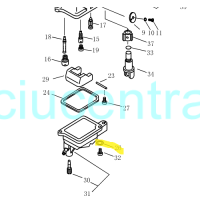 Karbiuratoriaus detalė - poveržlė Parsun F2.6 Karbiuratoriaus detalė - poveržlė Parsun F2.6