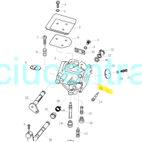 Karbiuratoriaus detalė - tarpinė Parsun F4/F5 Karbiuratoriaus detalė - tarpinė Parsun F4/F5