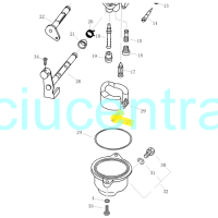 Karbiuratoriaus detalė - kaištis Parsun F4/F5 Karbiuratoriaus detalė - kaištis Parsun F4/F5
