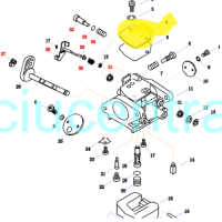 Karbiuratoriaus plokštelė Parsun F8/F9.8 Karbiuratoriaus plokštelė Parsun F8/F9.8