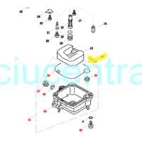 Karbiuratoriaus plūdės kaištis Parsun F8/F9.8 Karbiuratoriaus plūdės kaištis Parsun F8/F9.8
