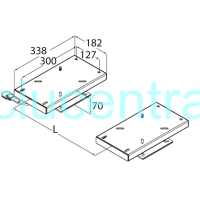 Sėdynės slankiojantis mechanizmas - platforma dvivietėms sėdynėms
