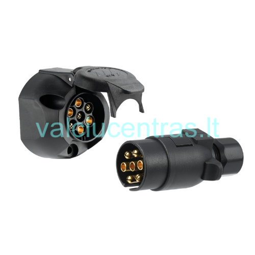 7 kontaktų priekabos kištukas ir lizdas 7 kontaktų priekabos kištukas ir lizdas