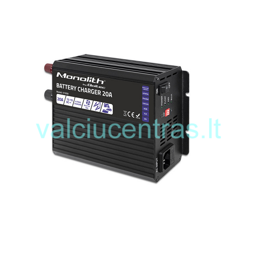 Qoltec Smart Monolith įkroviklis 12V, 20A