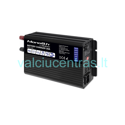 Qoltec Smart Monolith įkroviklis 12V, 30A
