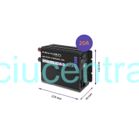 Qoltec Smart Monolith įkroviklis 12V, 20A