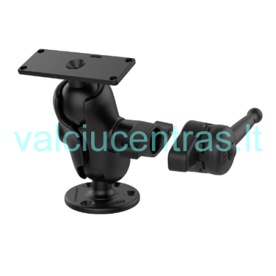 RAM echolotų laikiklis, D dydis, RAM-D-202-25-C-202-KNOB9HU