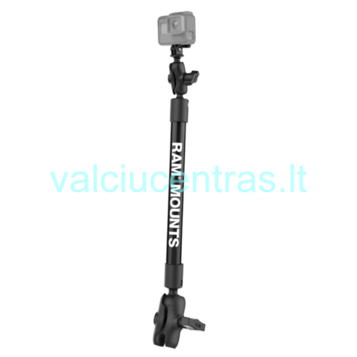 RAM PVC vamzdžio prailginimas su GoPro laikikliu