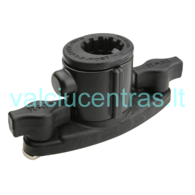 RAM Universal Adapt-A-Post Double T-Bolt Rail Base