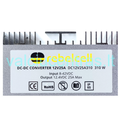 Rebelcell DC-DC 12V25A įtampos keitiklis/inverteris