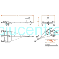 Priekaba valčiai RESPO 521L209