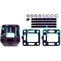 Išmetimo kolektoriaus alkūnės paaukštinimo komplektas Mercruiser varikliams Išmetimo kolektoriaus alkūnės paaukštinimo komplektas Mercruiser varikliams