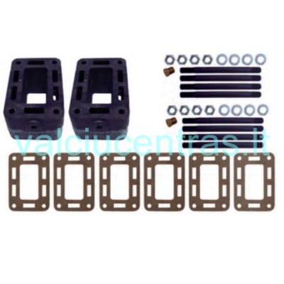 Exhaust system kit for Mercruiser V8 engines