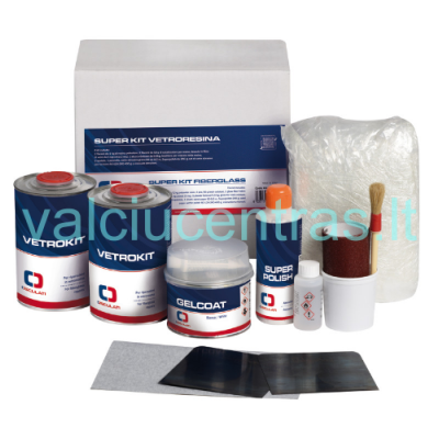 Repair kit for fiberglass