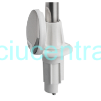 Įleidžiama balta navigacinė šviesa su stiebu, 100 cm Įleidžiama balta navigacinė šviesa su stiebu, 100 cm