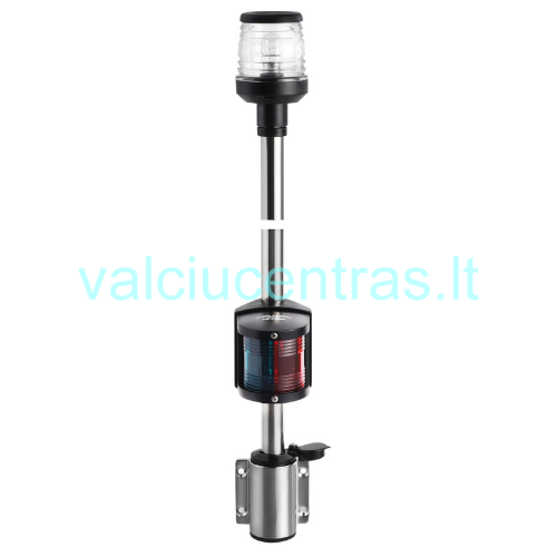 Navigacinė šviesa su sieniniu tvirtinimu, juodos spalvos, 100 cm Navigacinė šviesa su sieniniu tvirtinimu, juodos spalvos, 100 cm