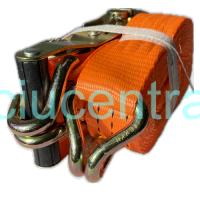 Krovinio tvirtinimo diržas su įtempimo mechanizmu